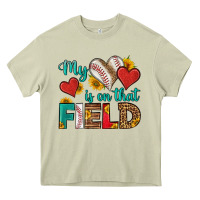 Mossy my heart is on that field baseball Heavy Core Tee - HRA Design Shop