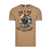 Vintage Coffee just a girl who loves horses haflinger Vintage Tee - LillyAllenDesigns