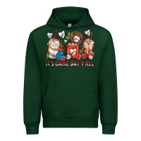 Forest Green It's Game Day Y'all Baseball Coffee Cups Urban Hoodie - FaDigitalArtStudio