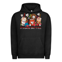 Pigment Black It's Game Day Y'all Baseball Coffee Cups Urban Hoodie - FaDigitalArtStudio