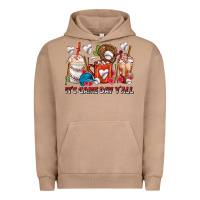 Pigment Burro It's Game Day Y'all Baseball Coffee Cups Urban Hoodie - FaDigitalArtStudio