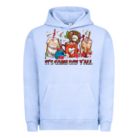 Pigment Grape Ice It's Game Day Y'all Baseball Coffee Cups Urban Hoodie - FaDigitalArtStudio
