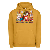 Pigment Peanut Butter It's Game Day Y'all Baseball Coffee Cups Urban Hoodie - FaDigitalArtStudio