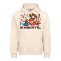 Sandshell It's Game Day Y'all Baseball Coffee Cups Urban Hoodie - FaDigitalArtStudio