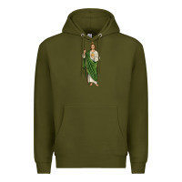 Army Green san judas1 Premium Hoodie - JahusDesignShop