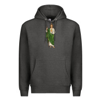 Charcoal Heather san judas1 Premium Hoodie - JahusDesignShop