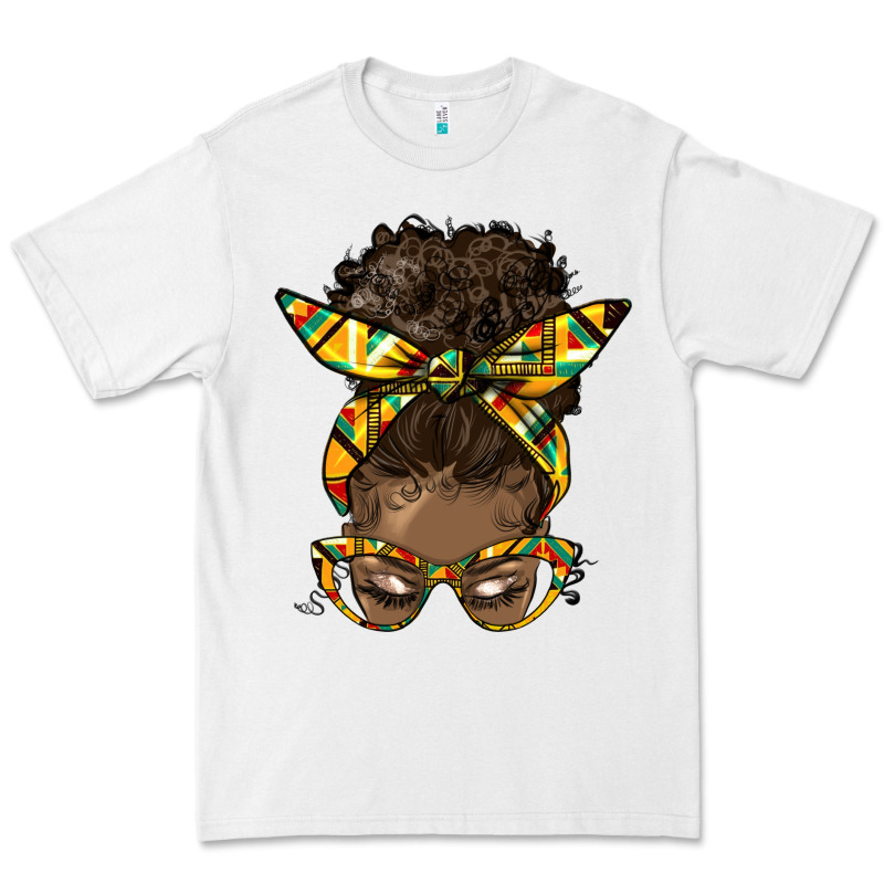 Afro Bun Premium Tee by HRA Design Shop | Teevron