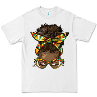White afro bun Premium Tee - HRA Design Shop