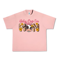 Salmon holy cow i'm mom Urban Heavy Tee - MaliasSmallBusiness