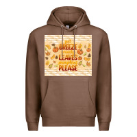 Chestnut fall breeze crunchy leaves Premium Hoodie - TumblerDesignByShophia