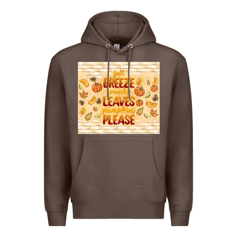 Fall Breeze Crunchy Leaves Premium Hoodie by TumblerDesignByShophia | Teevron
