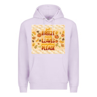 Lilac fall breeze crunchy leaves Premium Hoodie - TumblerDesignByShophia