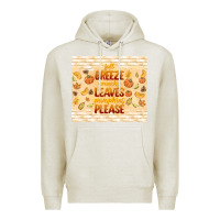 Oatmeal Heather fall breeze crunchy leaves Premium Hoodie - TumblerDesignByShophia