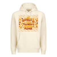 Sandshell fall breeze crunchy leaves Premium Hoodie - TumblerDesignByShophia