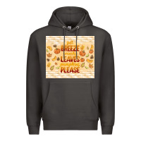Smoke fall breeze crunchy leaves Premium Hoodie - TumblerDesignByShophia