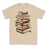 Mushroom i teach strength bravery equality love history Classic Tee - MaliasSmallBusiness