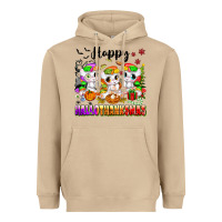 Mushroom happy hallothanksmas unicorns Heavyweight Hoodie - texasbilliewilder