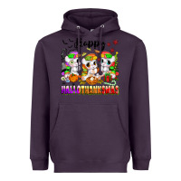 Plum happy hallothanksmas unicorns Heavyweight Hoodie - texasbilliewilder