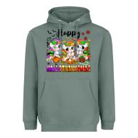 Sage happy hallothanksmas unicorns Heavyweight Hoodie - texasbilliewilder