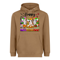 Toasted Coconut happy hallothanksmas unicorns Heavyweight Hoodie - texasbilliewilder