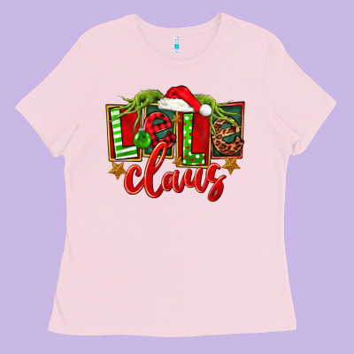 Christmas Lele Claus Ladies Tee Designed By Fadigitalartstudio