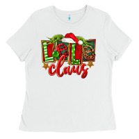 White christmas lele claus Ladies Tee - FaDigitalArtStudio