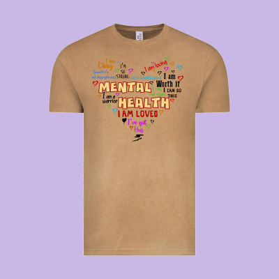 Mental Health Matters Vintage Tee Designed By Jahusdesignshop