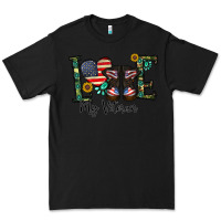 Black love my veteran Premium Tee - CowhideDigitalArt
