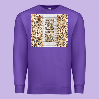 Mother's Day Mimi Leopard Tumbler Tbs Premium Sweatshirt Designed By Tumblerdesignbyshophia