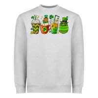 Heather Grey st. patricks day coffee cups Heavyweight Sweatshirt - MaliasSmallBusiness