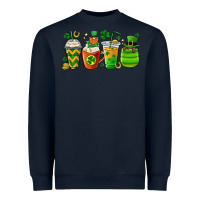Navy st. patricks day coffee cups Heavyweight Sweatshirt - MaliasSmallBusiness