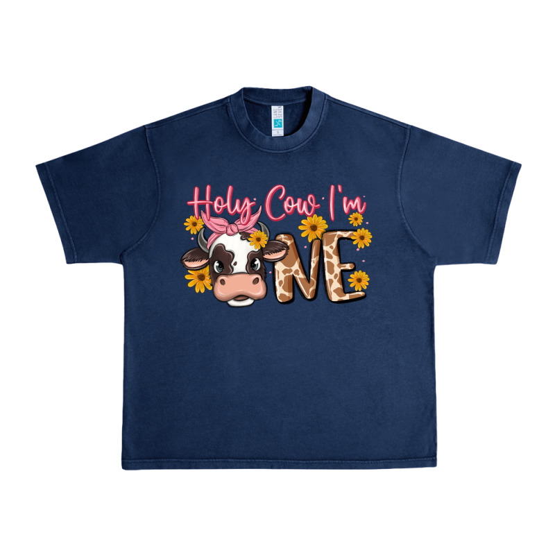 Holy Cow I'm One Urban Heavy Tee by MaliasSmallBusiness | Teevron