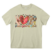 Mossy peace love 100 days of school Heavy Core Tee - RacoonDesign