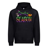 Black Halloween Spooky Season Urban Hoodie - FaDigitalArtStudio