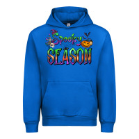 Cobalt Halloween Spooky Season Urban Hoodie - FaDigitalArtStudio