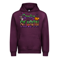 Mauve Wine Halloween Spooky Season Urban Hoodie - FaDigitalArtStudio