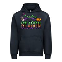 Navy Halloween Spooky Season Urban Hoodie - FaDigitalArtStudio