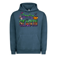 Pigment Midnight Navy Halloween Spooky Season Urban Hoodie - FaDigitalArtStudio