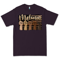 Plum melanin american flag Premium Tee - HRA Design Shop