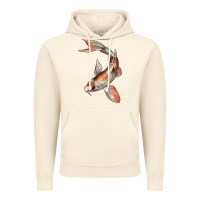 Vintage Arctic Koi Fish Vintage Hoodie - LillyAllenDesigns