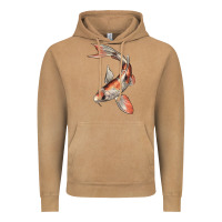Vintage Camel Koi Fish Vintage Hoodie - LillyAllenDesigns