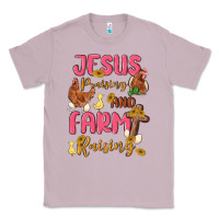Lilac jesus praising and farm raising Classic Tee - MaliasSmallBusiness