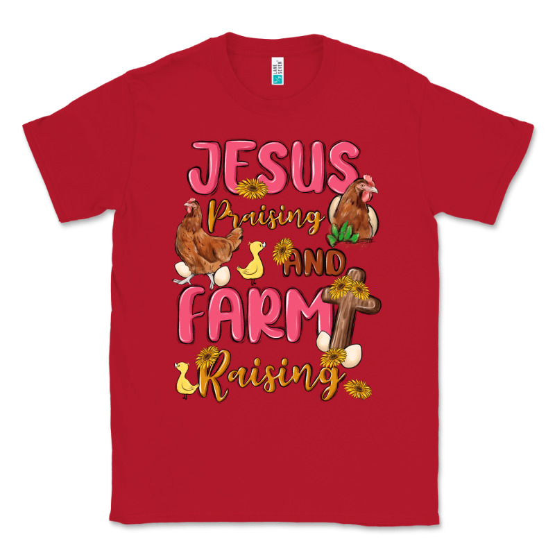 Jesus Praising And Farm Raising Classic Tee by MaliasSmallBusiness | Teevron