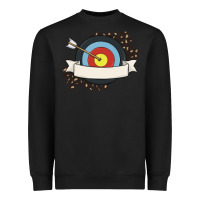Black custom name archery Heavyweight Sweatshirt - MaliasSmallBusiness
