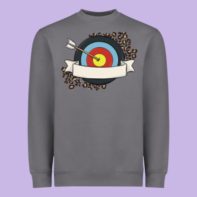Custom Name Archery Heavyweight Sweatshirt Designed By Maliassmallbusiness