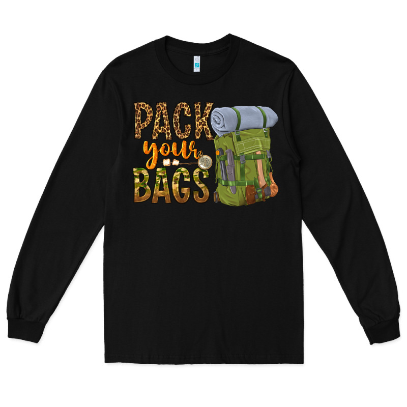 Pack Your Bags Long Sleeve Tee by NancyCooperArtShop | Teevron