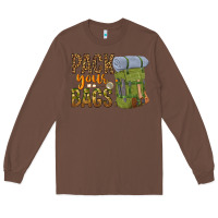 Chestnut pack your bags Long Sleeve Tee - NancyCooperArtShop