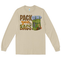 Mushroom pack your bags Long Sleeve Tee - NancyCooperArtShop