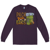 Plum pack your bags Long Sleeve Tee - NancyCooperArtShop