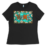 Black western daisy mama skinny metal can holder Ladies Tee - HRA Design Shop